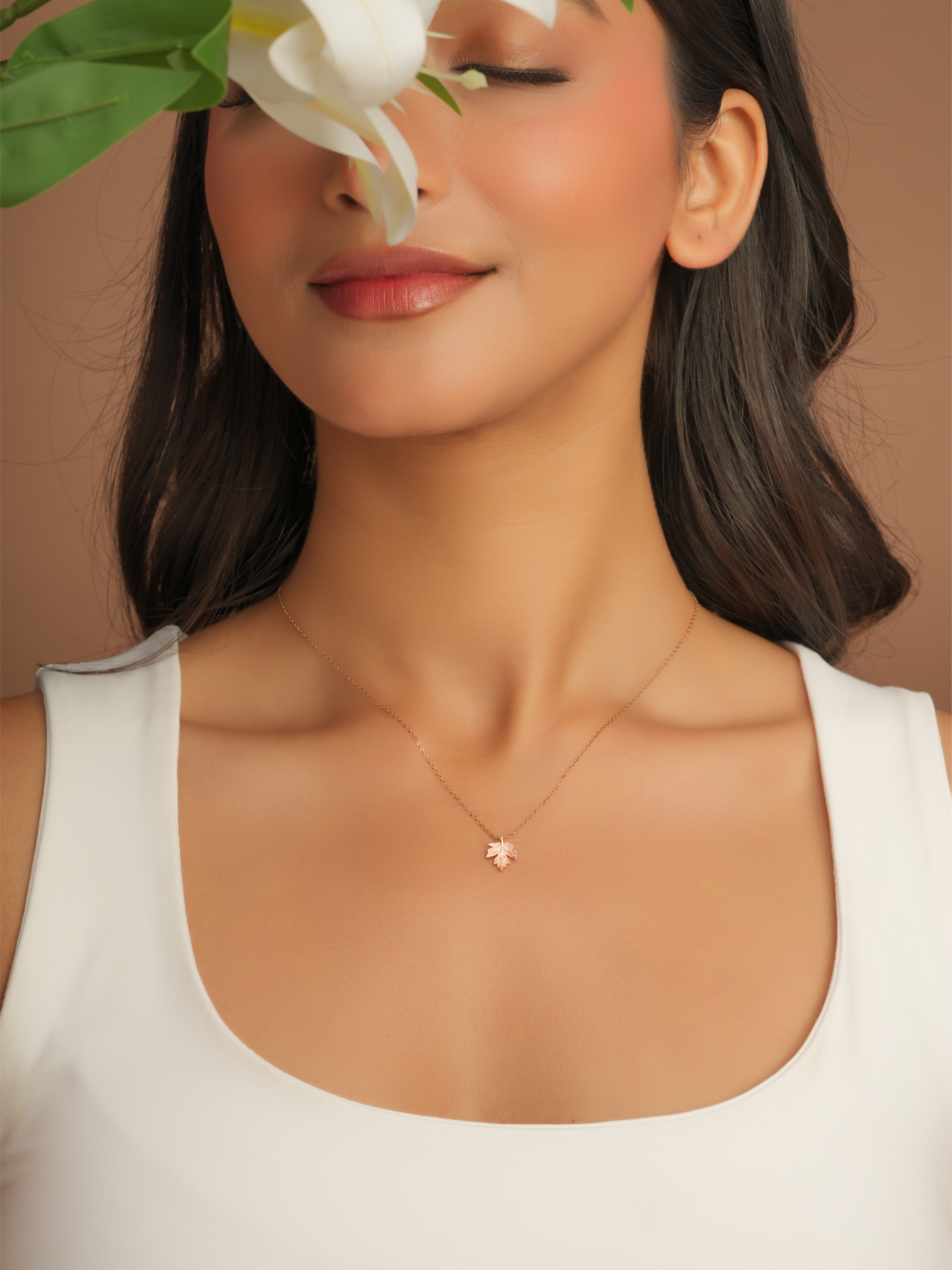 Leaf Charm Necklace