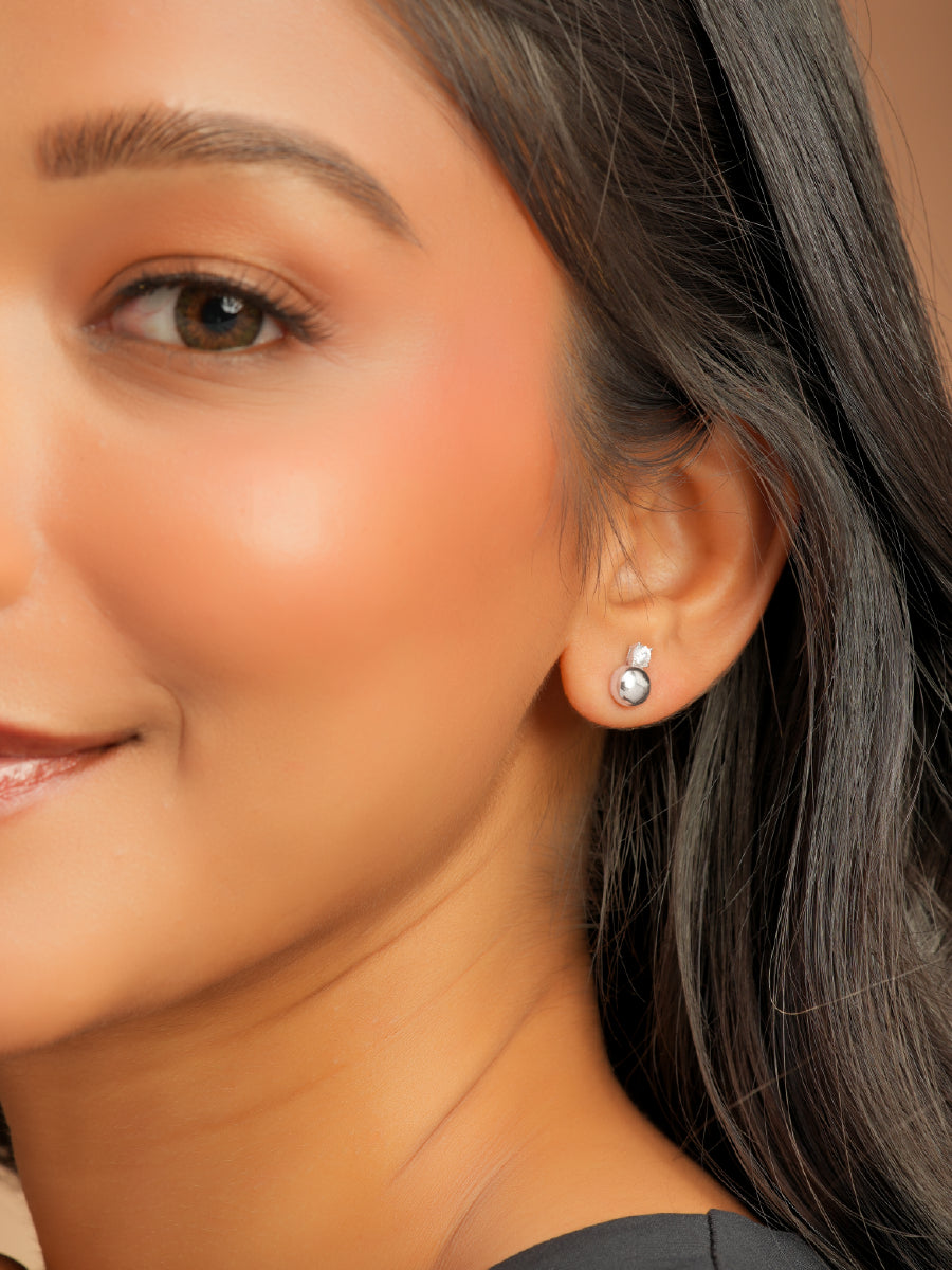 Silver Ball Studs