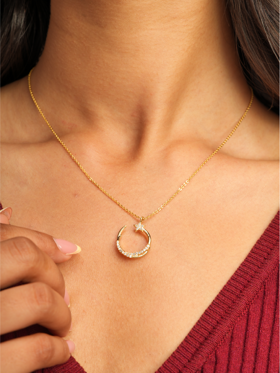Midnight Moon Necklace