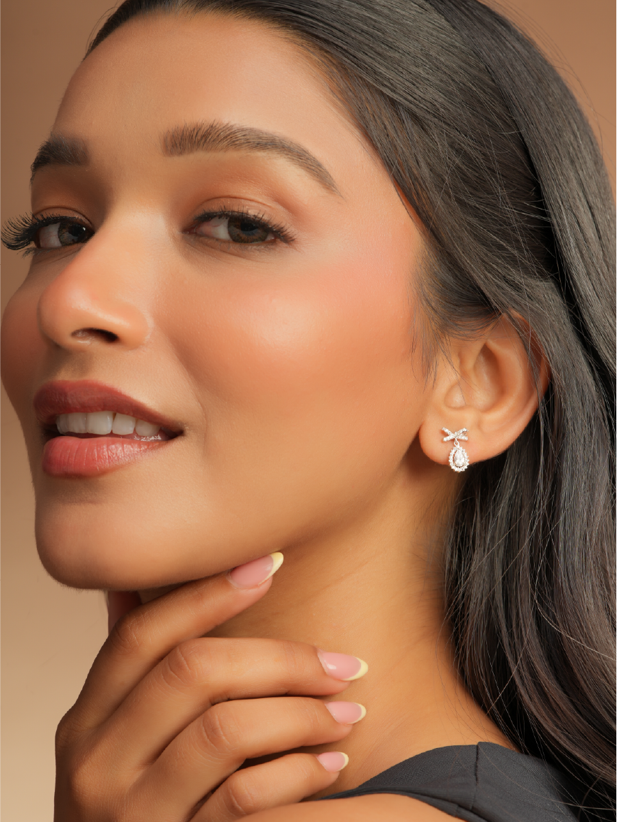 Crystal Bow Studs