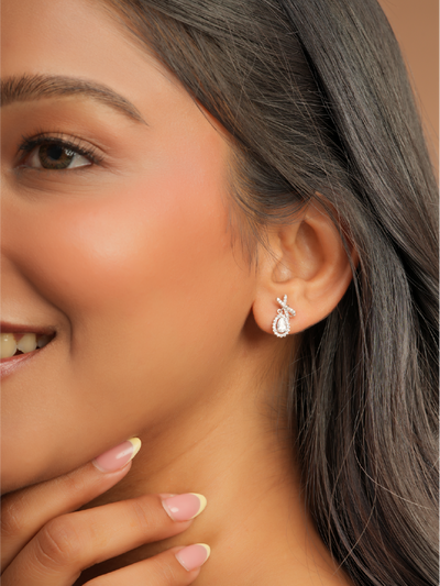 Crystal Bow Studs