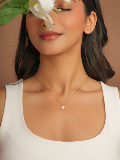 Leaf Charm Necklace