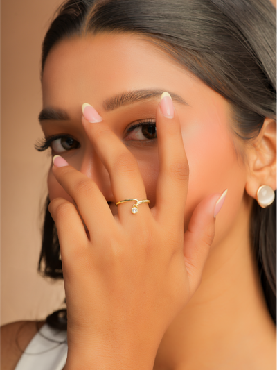 Twinkle Drop Ring