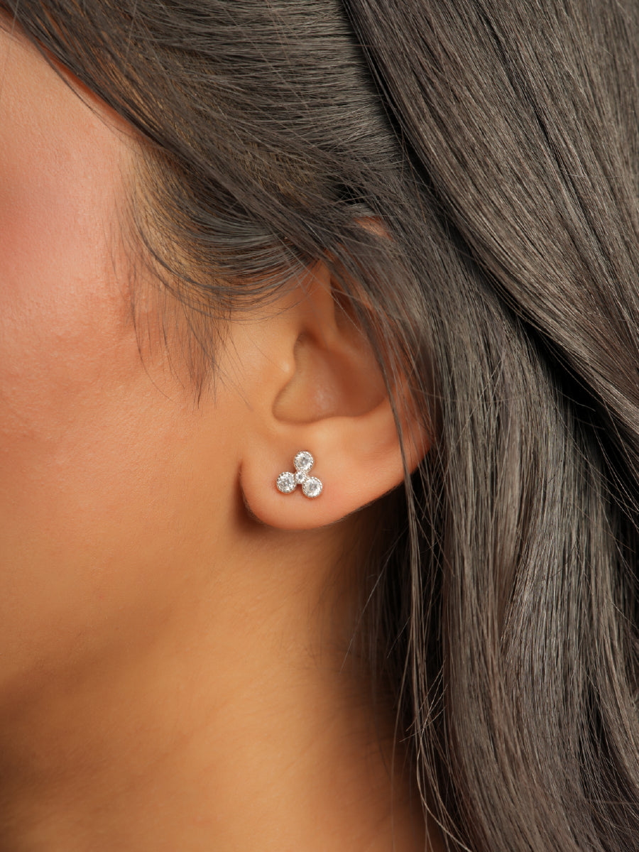 Trio Sparkle Studs