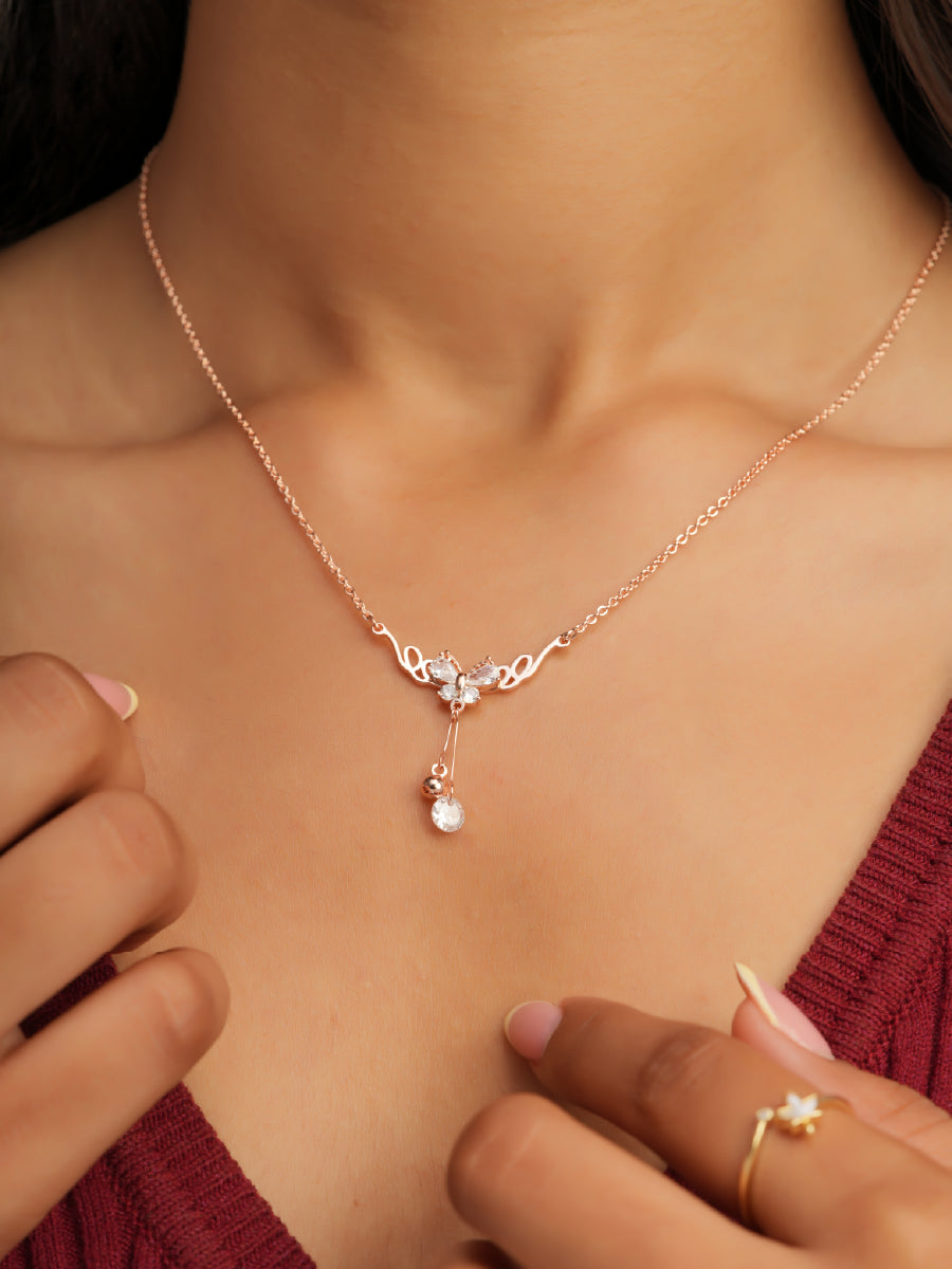 Petite Flutter Necklace