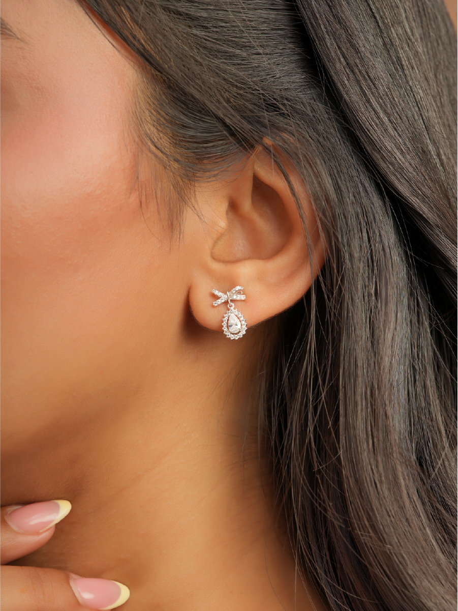 Crystal Bow Studs